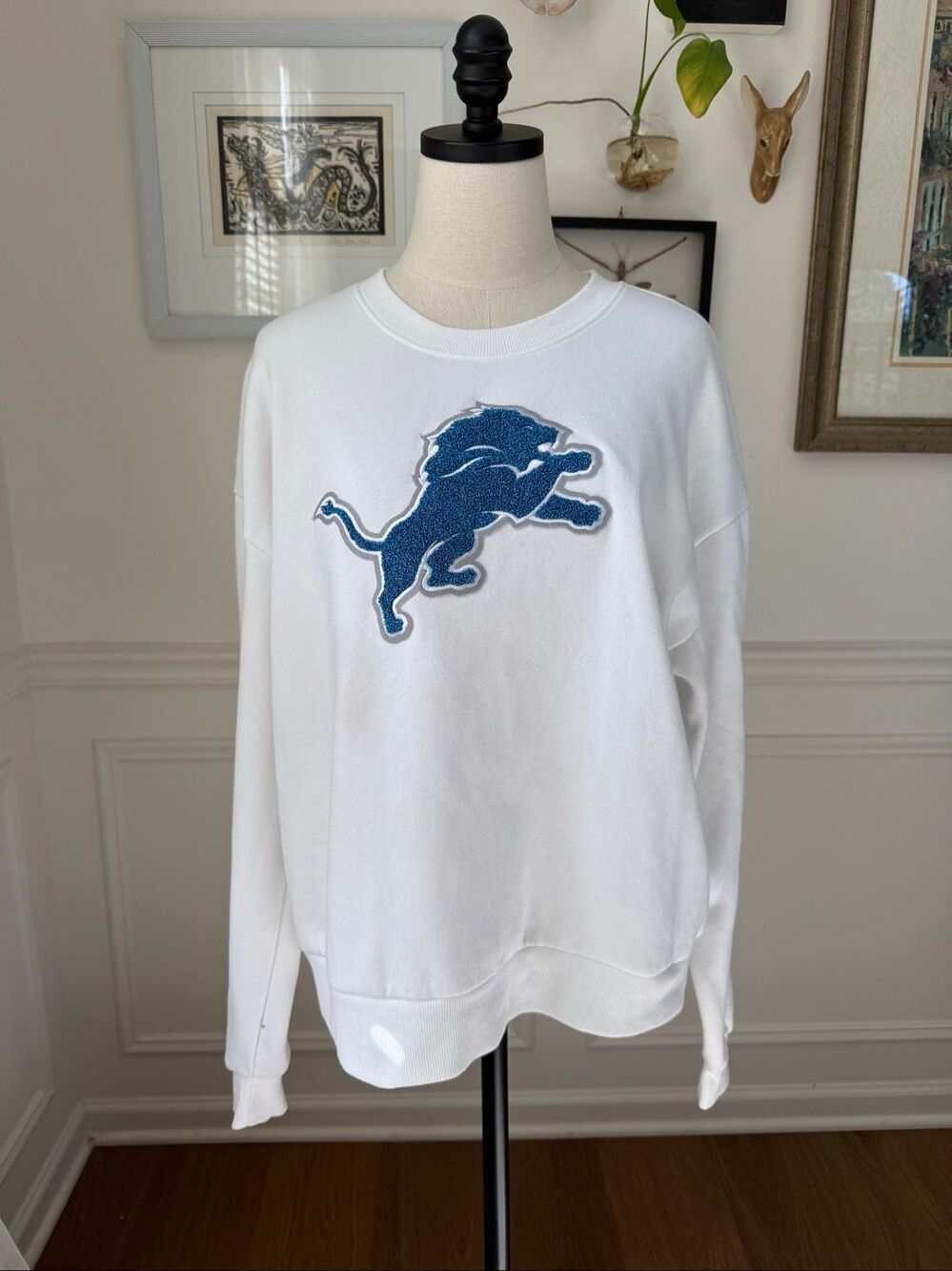 Antigua NFL Detroit Lions Women’s Crewneck Sweatshirt XL